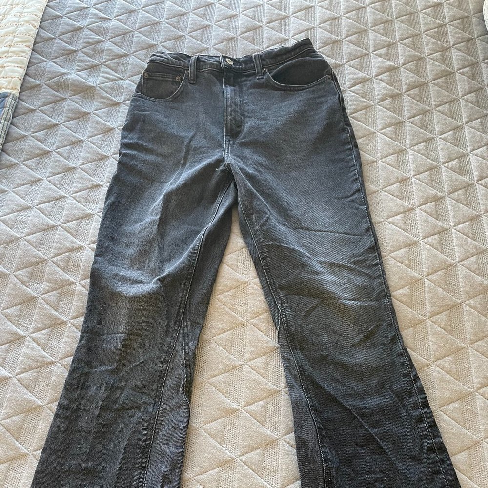 Abercrombie & Fitch Wide Leg Black Jeans